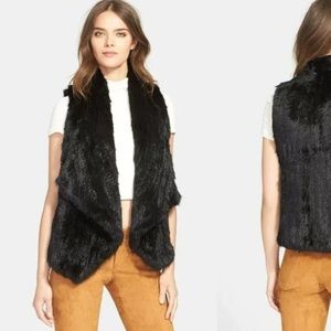 Saks Fifth Avenue Rabbit Fur Vest